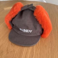 キ*ろ様 Vaundy ロゴフライトキャップ 帽子（グレー&オレンジ） Vaundy ロゴフライトキャップ 帽子（グレー&オレンジ） - メルカリ