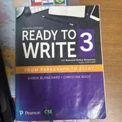 READY TO WRITE 3 FOURTH EDITION 英語学習書のサムネイル
