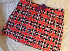 マリークワント　MARY QUANT  ユニオンジャック　ミニスカートのサムネイル