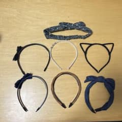 キッズ カチューシャ 7点セット まとめ売りのサムネイル