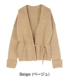 titivate ショート丈ニットガウンカーディガン 新品のサムネイル