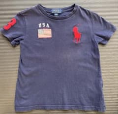 POLO RALPH LAUREN Tシャツ 130 ネイビー ビッグポロのサムネイル