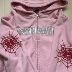 NOREMID ノーリミッド ファージップパーカー ピンク 希少Sサイズ