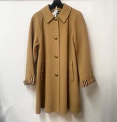 80's BURBERRYS カシミヤ100% コート バーバリー 7AR 毛 - メルカリ