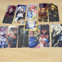 FGO 最終再臨編成カード　特典ステッカーのサムネイル