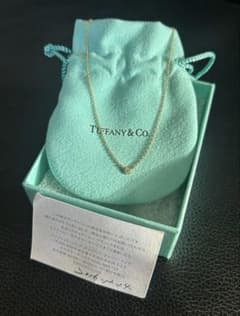 ダイヤモンド バイザヤード ペンダントネックレスK18イエローゴールド 美品