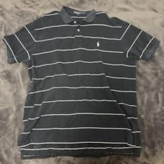 988☆ポロバイラルフローレン☆ラガーシャツ☆長袖ポロシャツ☆刺繍ロゴ☆ボーダー POLO RALPH LAUREN（ポロ・ラルフローレン） ラガーシャツ 長袖 メンズ