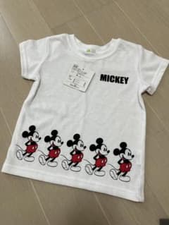 ミッキーマウス 半袖Tシャツ ホワイト 95㎝のサムネイル