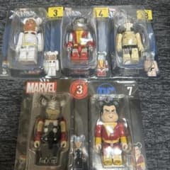マーベル・X-MEN •DC キューブリック・ベアブリック 5体セットのサムネイル