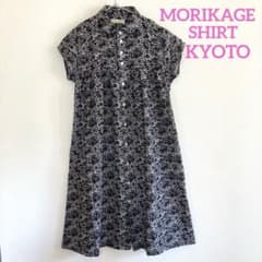 MORIKAGE SHIRT KYOTO 花柄 半袖シャツワンピース M - メルカリ