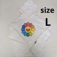 J.Balvin カイカイキキ パーカー 村上隆 フラワー デカロゴ - メルカリ