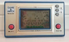 【レア】Nintendo GAME & WATCH FIRE ワイドスクリーン版のサムネイル