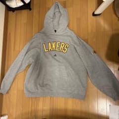 adidas LAKERS パーカー グレーのサムネイル