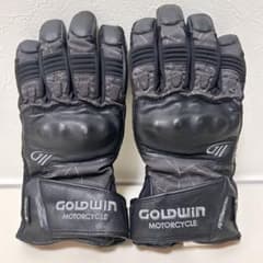 GOLDWIN バイク用グローブ ゴアテックス ブラック Lサイズのサムネイル
