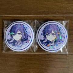 プロセカ ローソン 缶バッジ 朝比奈まふゆ ２点セットのサムネイル