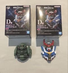 ガンダム　ジークアクス　一番くじ　ヘッドマグネット　2個セットのサムネイル