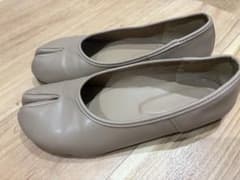 足袋パンプス フラットシューズ ベージュ　LLのサムネイル