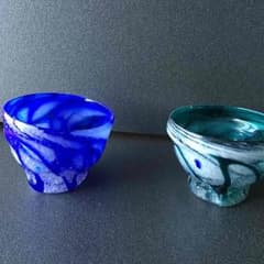 琉球ガラス 二個セットのサムネイル