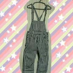 【値下げしました☆】チェックが可愛い☆オーバーオール♪のサムネイル