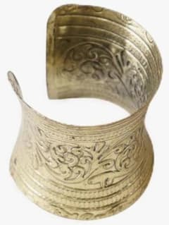 最終お値引き✳︎アフリカ輸入 真鍮製バングル (唐草模様) [並行輸入品]のサムネイル