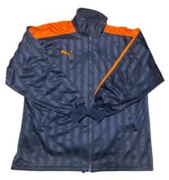 【週末限定セール】PUMA トラックジャケット ネイビー×オレンジのサムネイル