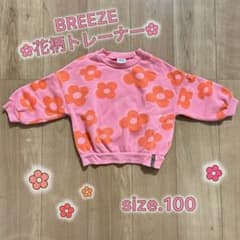 BREEZE 花柄トレーナー size100 ベビー.キッズ トップスのサムネイル