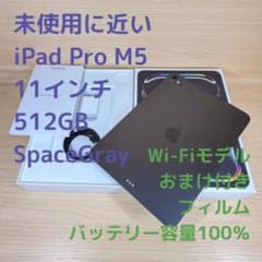 P204 未使用に近い iPad Pro 11-inch (M5) 512GB P204 未使用に近い iPad Pro 11-inch (M5) 512GB - メルカリ