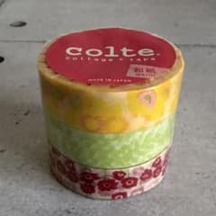 未使用 colte マスキングテープ ポピー 3色セット CT003 コルテ - メルカリ