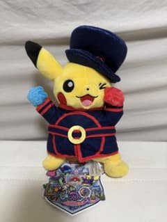 ポケモンWCS2022 ロンドン ピカチュウ ぬいぐるみ タグ付き ポケセン