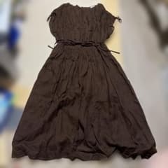 美品★LISETTE リゼッタ リネンワンピース ブラウン 美品☆LISETTE リゼッタ リネンワンピース ブラウン - メルカリ