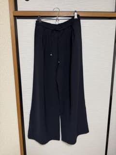 GUドレープワイドパンツ ブラックのサムネイル