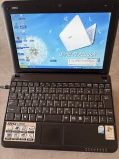 MSI ノートPC ブラックwindow xpノートブック　ノートパソコン10型のサムネイル
