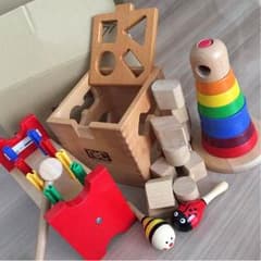 木のおもちゃセット(知育玩具)のサムネイル