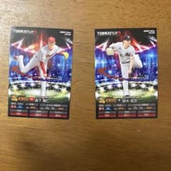 プロ野球 トレーディングカード 2枚セットのサムネイル