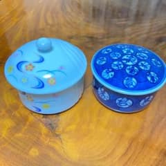 蓋つき煮物椀 2客セット 錦松梅 淳秀作のサムネイル
