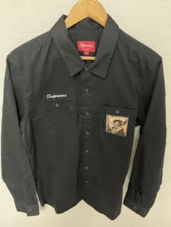 Supreme 17SS ZAPATA WORK SHIRT 黒のサムネイル
