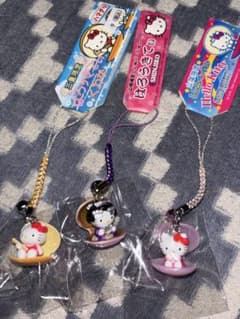 ご当地 ハローキティ はまぐり＆しじみ 根付けストラップ 3種セット
