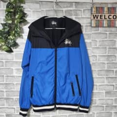 美品】 STUSSY フード付きナイロンジャケット - メルカリ