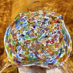 MURANO　ムラーノ　ベネチアンガラス　アートボウル 皿 小物入れ 鉢 MURANO ムラーノ ベネチアンガラス アートボウル 皿 小物入れ 鉢
