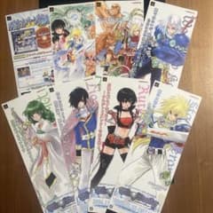 テイルズオブデスティニー　店頭販促用　短冊ポスター　8枚セット　いのまたむつみ テイルズオブデスティニー 店頭販促用 短冊ポスター 8枚セット