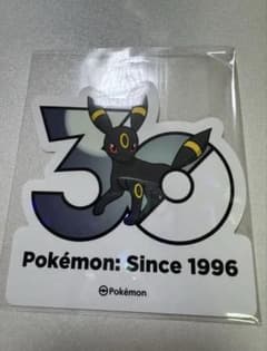 韓国限定　ポケモン 30周年 記念ステッカー メガフェスタ　ブラッキー ポケモン 30周年記念 ステッカー ブラッキー - メルカリ