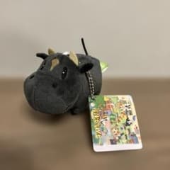 【￼タグ付￼】牧場物語　ボールチェーン付きマスコット　ウシさんなかよしぬいぐるみ