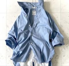 美品　 お早めに　MADISONBLUE 半袖シャツ ブルー 01のサムネイル