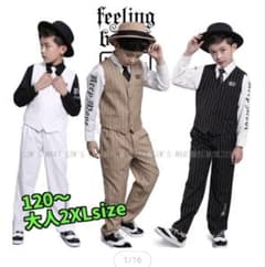 Feeling Brand フォーマルスーツキッズ130未使用のサムネイル