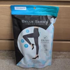 BELLE SERIESリブ着圧レギンス クールタイプ チャコールグレー3XLのサムネイル
