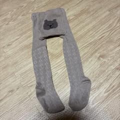 【新品・未使用】baby Gapくまけつ　タイツ　茶色12-24mのサムネイル