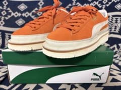 プーマスウェード 厚底ビブラムソールカスタムスニーカー‼️ - メルカリ