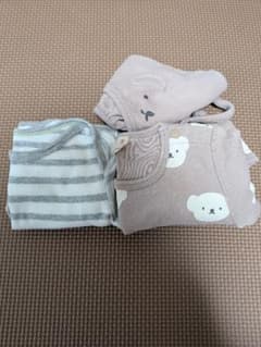 プティマイン UNIQLO 長袖ロンパース 2点セットのサムネイル