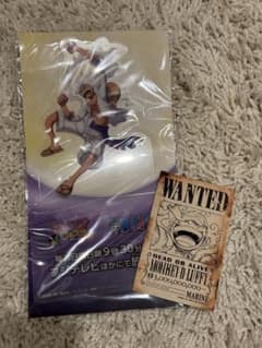 ONEPIECE 手配書カード+α ルフィ グッズセットのサムネイル