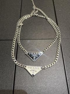 PRADA プラダノベルティ ネックレス 2本セット - メルカリ